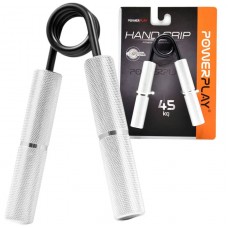 Еспандер-ножиці алюмінієвий PowerPlay Hand Grip 45 кг, срібний, код: PP_4322_45kg Еспандер-ножиці алюмінієвий PowerPlay Hand Grip 45 кг, срібний, код: PP_4322_45kg