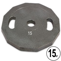 Диски сталеві UR Newt з хватом пофарбовані 15кг (d-52мм), код: NT-5221-15-S52