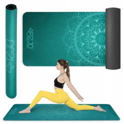 Килимок для йоги та фітнесу 4Fizjo замша 1830x610x15 мм, зелений, код: P-5905973404396 Килимок для йоги та фітнесу 4Fizjo замша 1830x610x15 мм, зелений, код: P-5905973404396