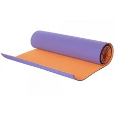 Коврик для фітнесу та йоги Lanor 1830x610x6 мм, фіолетово-помаранчевий, код: 1787950162-E
