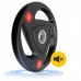 Диск олімпійський 4Fizjo металевий, прогумований 2x15 кг, чорний, код: P-5905973401272