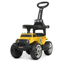 Дитячий електромобіль-каталка Bambi Jeep, жовтий, код: M 4800E-6-MP