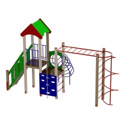 Ігровий комплекс Miros "Радість" 5510x2330x3560 мм, код: DIO805.3