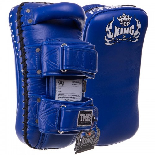 Пади для тайського боксу Тай-педи Top King Super XL синій, 2 шт, код: TKKPS-CV-XL_BL-S52