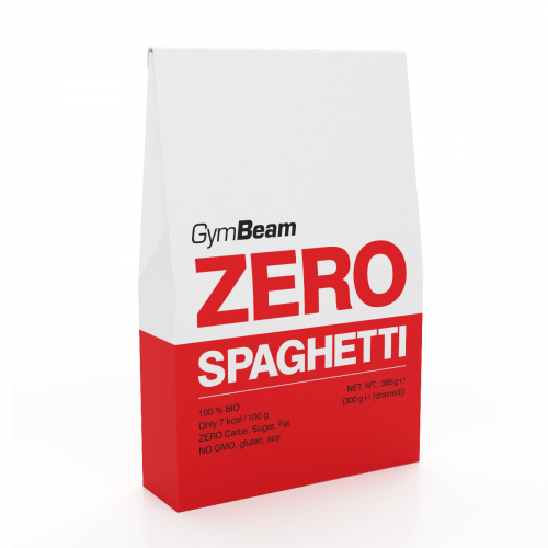Низькокалорійні макарони GymBeam BIO Zero Spaghetti 385 г, код: 8586022210488