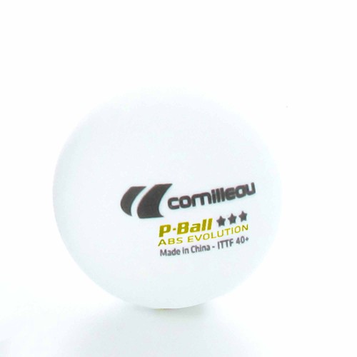 М"ячі для настільного тенісу Cornilleau 3*, 3 шт, білий, код: 3222763105557-IN