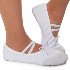 Балетки для танців PlayGame, розмір 23, білий, код: OB-0004_23W