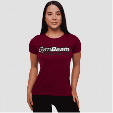 Футболка жіноча GymBeam Clothing Beam L, бордовый, код: 221714-GB