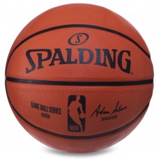 М"яч баскетбольний гумовий Spalding NBA Outdoor №7 помаранчевий, код: 83385Z-S52