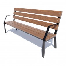 Лавка паркова Miros 1720х560х780 мм, код: DIO961.1 Лавка паркова Miros 1720х560х780 мм, код: DIO961.1