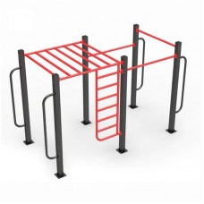 Майданчик для воркаута StreetGym Двір, код: SS00669-LD Майданчик для воркаута StreetGym Двір, код: SS00669-LD