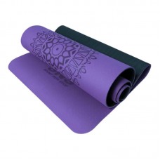 Килимок для йоги SNS Сонце KOT6-4-Р+BL з розміткою 1830х610х6 мм, фіолетовий, код: 12866-SNS Килимок для йоги SNS Сонце KOT6-4-Р+BL з розміткою 1830х610х6 мм, фіолетовий, код: 12866-SNS