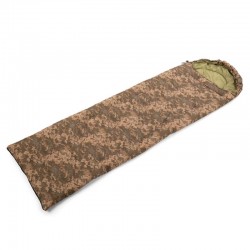 Спальний мішок ковдра Camping з капюшоном, камуфляж Desert Marpat, код: SY-4142_KDM-S52 Спальний мішок ковдра Camping з капюшоном, камуфляж Desert Marpat, код: SY-4142_KDM-S52