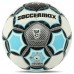 М"яч футбольний Soccermax Crystal №5, білий-блакитний, код: FB-7997_WN