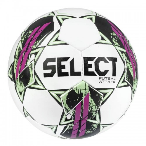 Футзальний м"яч Select Futsal Attack v22 №4, біло-рожевий, код: 5703543298419