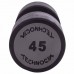 Гантель цільна професійна TechnoGym 1х45кг, код: LN-1254-45-S52