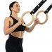 Кільця гімнастичні для кросфіту Ezous Wooden Gym Rings d-32мм, код: E-02