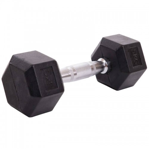 Гантель цільна шестигранна SP-Planeta 1х5кг, код: LN-1205-5-S52 Гантель цільна шестигранна SP-Planeta 1х5кг, код: LN-1205-5-S52