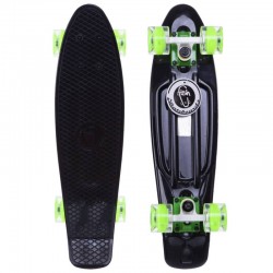 Скейтборд пластиковий Penny Led Wheels Fish 22in з світяться колесами, код: SK-405-7-S52