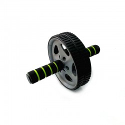 Ролик гімнастичний двоколесний SNS 1605С, чорний-сірий, код: 00165-SNS Ролик гімнастичний двоколесний SNS 1605С, чорний-сірий, код: 00165-SNS