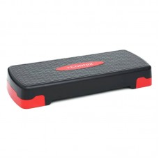 Степ-платформа 2-ступенева Cornix 680х280х100-150 мм, чорний-червоний, код: XR-0190 Степ-платформа 2-ступенева Cornix 680х280х100-150 мм, чорний-червоний, код: XR-0190
