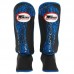 Захист гомілки та стопи дитячий Муай Тай, MМА, Кікбоксинг Twins S, чорний-синій, код: TW-2023_SBKBL Захист гомілки та стопи дитячий Муай Тай, MМА, Кікбоксинг Twins S, чорний-синій, код: TW-2023_SBKBL