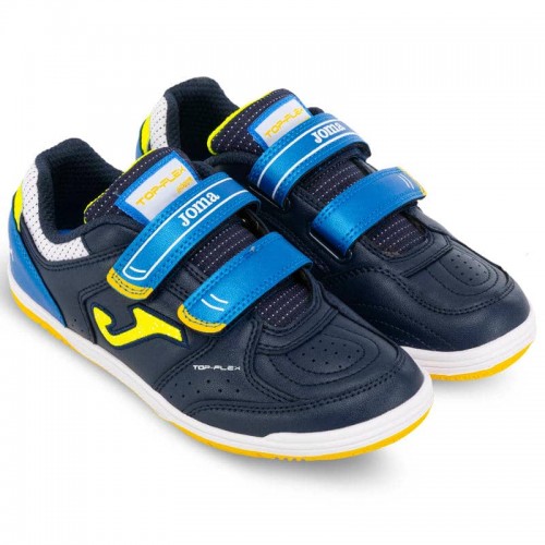 Футзалки взуття для міні-футболу дитяче Joma Top Flex, розмір 33-EUR/32-UKR, темно-синій, код: TPJW2503INV_32 Футзалки взуття для міні-футболу дитяче Joma Top Flex, розмір 33-EUR/32-UKR, темно-синій, код: TPJW2503INV_32
