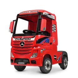 Дитячий електромобіль Вантажівка Mercedes Actros Bambi, червона, код: M 4208EBLR-3-MP