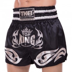 Шорти для тайського боксу та кікбоксингу Top King XL, чорний, код: TKTBS-094_XLBK
