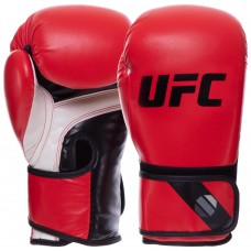 Рукавички боксерські на липучці UFC Pro Fitness 12oz, червоний, код: UHK-75031-S52