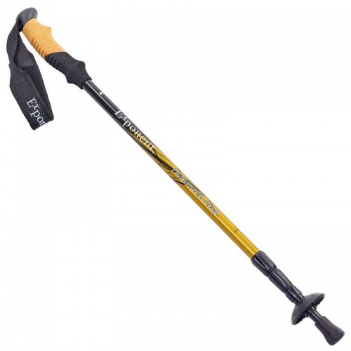 Палка трекінгова для скандинавської ходьби Camping Exponent золотий, код: TY-8038_Y