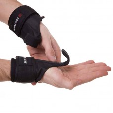 Гаки для підтягування і тяги на зап'ястя Zelart 2шт, чорний, код: SB-167053-S52