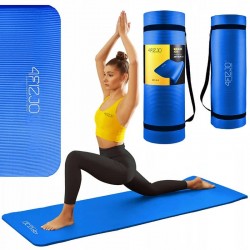 Килимок для йоги та фітнесу 4Fizjo NBR 1800x600x10 мм, темно-синій, код: P-5907739316974 Килимок для йоги та фітнесу 4Fizjo NBR 1800x600x10 мм, темно-синій, код: P-5907739316974