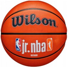 М"яч баскетбольний Wilson JR NBA Fam Logo Auth Outdoor BSKT №5, помаранчевий, код: 097512643580