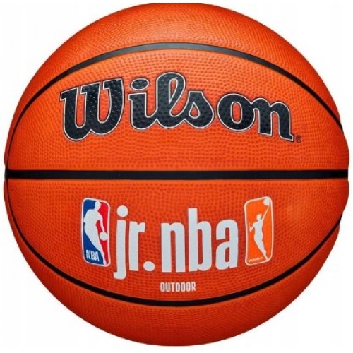 М"яч баскетбольний Wilson JR NBA Fam Logo Auth Outdoor BSKT №5, помаранчевий, код: 097512643580