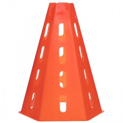 Фішка спортивна конус PlayGame з отворами для штанги, помаранчевий, код: C-2866_OR