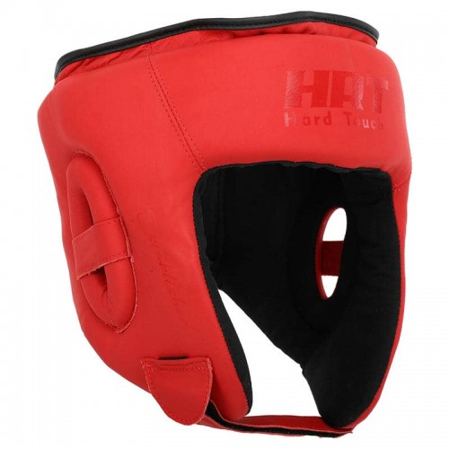 Шолом боксерський відкритий шкіряний Hard Touch XL, червоний, код: BO-4232_XLR