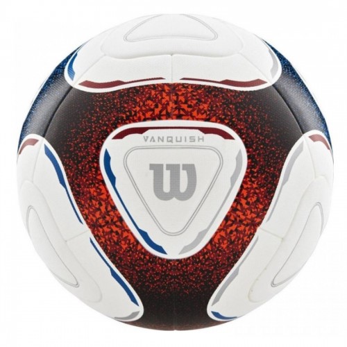 М"яч футбольний Wilson Vanquish Soccer Ball №5, білий-помаранчевий-синій, код: 887768869533