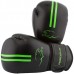 Боксерські рукавиці PowerPlay Black/Green 8-16oz, код: PP_3016_Black/Green