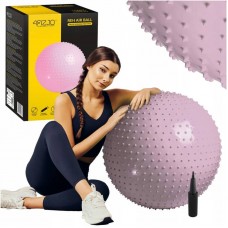 М"яч для фітнесу (фітбол) масажний 4Fizjo Anti-Burst 65 см, рожевий, код: P-5905973400220
