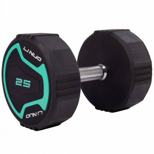 Гантель цільна професійна Li Nuo 1х25кг чорний, код: TA-3614-25-S52 Гантель цільна професійна Li Nuo 1х25кг чорний, код: TA-3614-25-S52