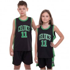 Форма баскетбольна підліткова PlayGame NB-Sport NBA Celtics 11 XL (13-16 років), ріст 150-160см, чорний-зелений, код: BA-0967_XLBKG-S52