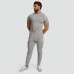 Футболка чоловіча GymBeam TRN Fitted Gray XXL, сірий, код: 8586024627550