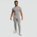 Футболка чоловіча GymBeam TRN Fitted Gray XXL, сірий, код: 8586024627550