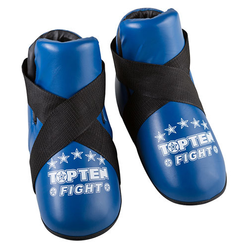 Фути для єдиноборств TopTen, DX, розмір L, синій, код: KS/T10-L2-WS Фути для єдиноборств TopTen, DX, розмір L, синій, код: KS/T10-L2-WS