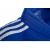 Кімоно для дзюдо Adidas Champion III Slim Fit з ліцензією IJF розмір 170, синій-білі смуги, код: 15594-1065