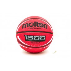 Мяч баскетбольный Molten резиновый №7, красный, код: B7RD-1500WRW-S52