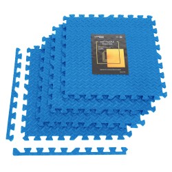 Мат-пазл (ластівчин хвіст) Cornix Mat Puzzle EVA 1200x1200x10 мм, синій, код: XR-0237