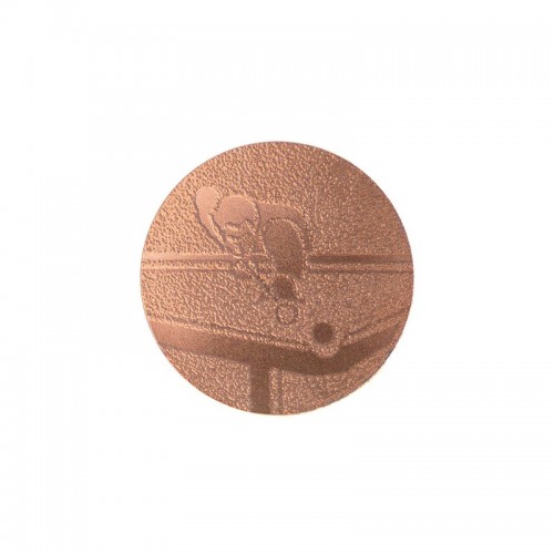 Наклейка на медаль кубок PlayGame Більярд d-25 мм 1 шт бронзова, код: 25-0021_B-S52