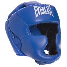 Шолом боксерський з повним захистом Everlast S синій, код: BO-4299_SBL